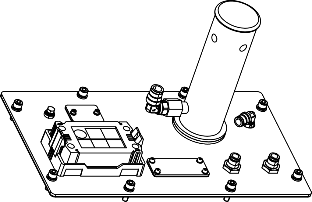 X-BOX连接面板（带VORTEX冷却器和Phoenix压盖）