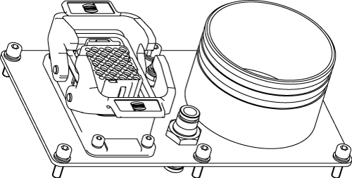 S-BOX连接面板（带高清接口和进气口）